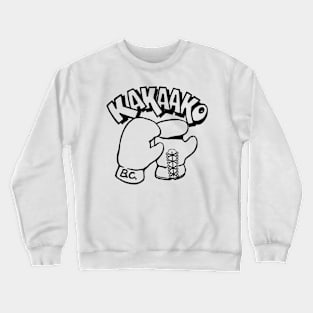 OG Kaka'ako Boxing Club Design - Black Crewneck Sweatshirt